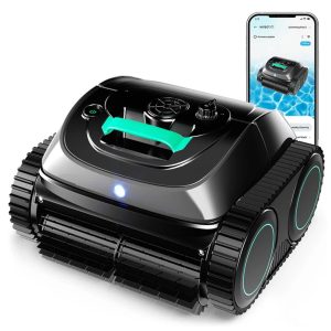 Wybot C1 Cordless Robotic Pool Cleaner With App Control Pool Vacuum Robot Wall Waterline Cleaning Above Ground Inground Up To 150sqm main product image