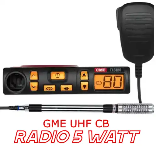 GME 5W Super Compact UHF CB Radio Starter Kit