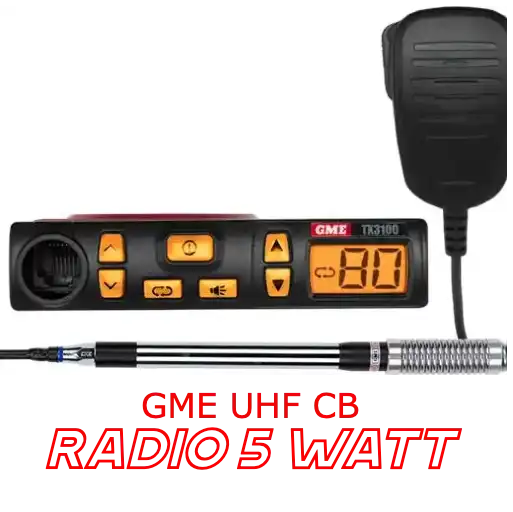 GME 5W Super Compact UHF CB Radio Starter Kit