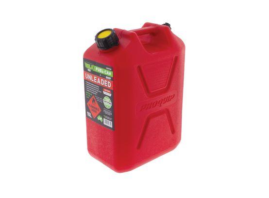 Hulk 4x4 Red 10l - Hulk 4x4 Red 10 Litre Fast Flow Plastic Unleaded Fuel Can: Australian Certified Fuel Storage